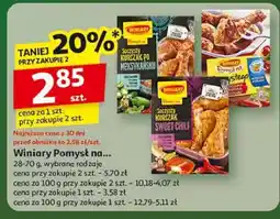 Auchan Soczysty kurczak z papryką i ziołami Winiary Pomysł Na oferta