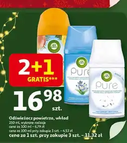 Auchan Wkład kwiat bawełny Air Wick Freshmatic Pure oferta
