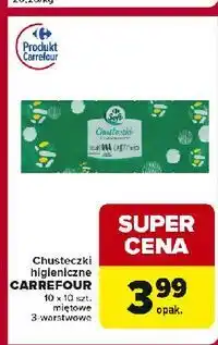Globi Chusteczki higieniczne o zapachu mięty Carrefour oferta