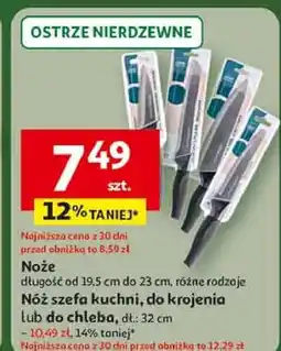 Auchan Nóż do chleba 32 cm oferta