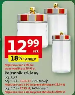 Auchan Pojemnik szklany 1.7 l oferta