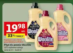 Auchan Płyn do prania dark Woolite Keratin oferta