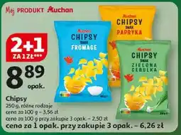 Auchan Chipsy paprykowe Auchan oferta