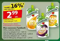 Auchan Mus gruszka-jabłko-banan Tymbark oferta