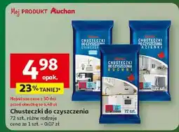 Auchan Chusteczki do czyszczenia łazienki Auchan Różnorodne (Logo Czerwone) oferta