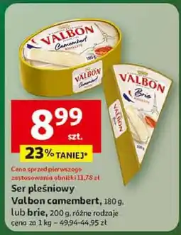 Auchan Ser brie oryginalny Valbon oferta