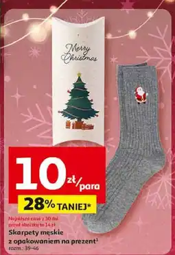 Auchan Skarpety męskie świąteczne rozm. 39-46 oferta