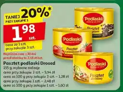 Auchan Pasztet z pieprzem Drosed Podlaski oferta