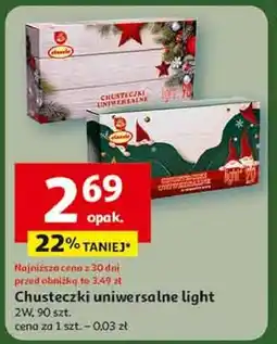 Auchan Chusteczki higieniczne light oferta