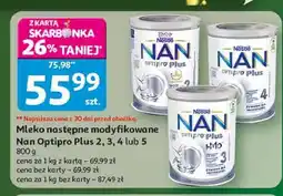 Auchan Mleko 5 Nestle Nan Optipro Plus oferta