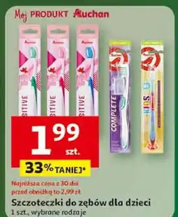 Auchan Szczoteczka do zębów kids Auchan oferta