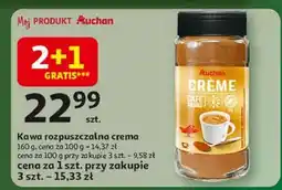 Auchan Kawa creme Auchan oferta