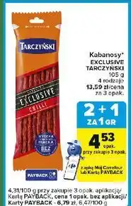 Carrefour Express Kabanosy chilli Tarczyński Kabanos Exclusive oferta