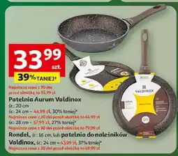 Auchan Patelnia do naleśników 24 cm aurum Valdinox oferta