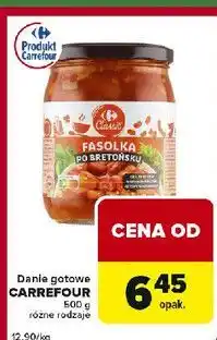 Globi Fasolka po bretońsku Carrefour Classic oferta