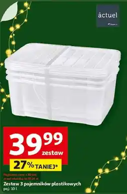 Auchan Pojemnik plastikowy 10 l Actuel oferta
