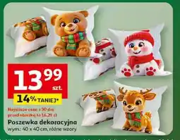 Auchan Poszewka dekoracyjna 3d 40 x cm oferta