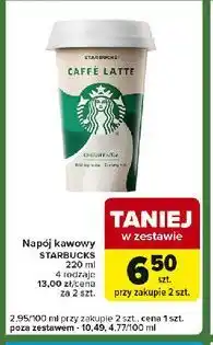 Carrefour Express Napój caffe latte Starbucks oferta