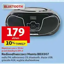 Auchan Radioodtwarzacz bbx007 Manta oferta