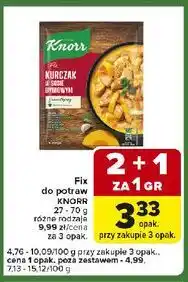 Carrefour Express Kurczak w sosie dyniowym Knorr Fix oferta