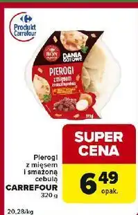 Globi Pierogi z mięsem ze smażoną cebulką Carrefour Bon Appetit! oferta