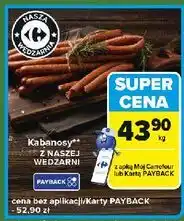 Carrefour Express Kabanosy Nasza Wędzarnia Carrefour oferta
