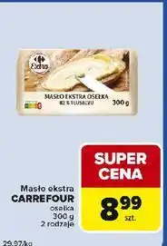 Carrefour Express Masło ekstra osełka Carrefour oferta