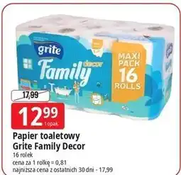 E.Leclerc Papier toaletowy family deco Grite oferta
