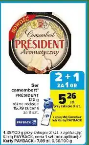 Carrefour Express Ser camembert aromatyczny President oferta
