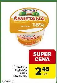 Carrefour Express Śmietana 18% Piątnica oferta