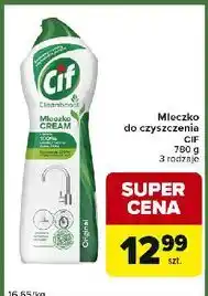 Carrefour Express Mleczko do czyszczenia z mikrokryształkami original Cif Cream oferta