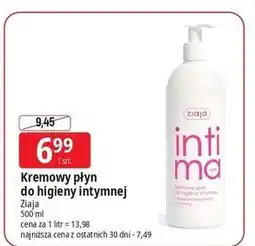 E.Leclerc Kremowy płyn do higieny intymnej z kwasem mlekowym Ziaja Intima oferta