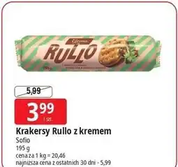 E.Leclerc Krakersy rullo czekolada i orzech laskowy Grona oferta