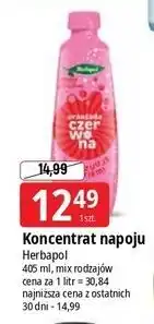 E.Leclerc Syrop oranżada czerwona Herbapol oferta