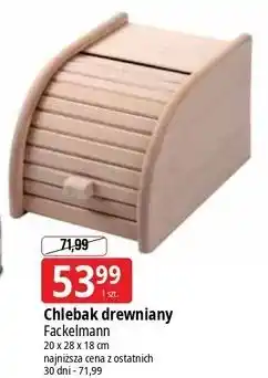 E.Leclerc Chlebak drewniany Fackelmann oferta