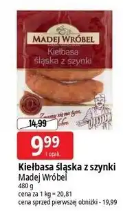 E.Leclerc Kiełbasa śląska z szynki Madej & Wróbel oferta