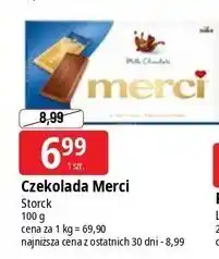 E.Leclerc Czekolada mleczna Storck Merci oferta
