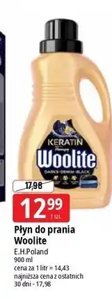 E.Leclerc Płyn do prania dark Woolite Keratin oferta