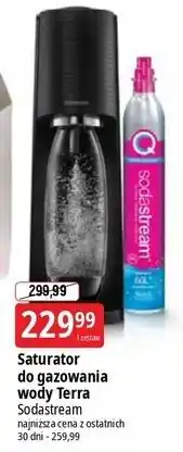 E.Leclerc Ekspres do gazowania wody terra czarny Sodastream oferta