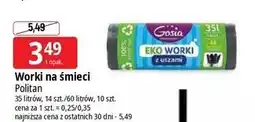 E.Leclerc Worki na śmieci z uszami 60 l Gosia oferta