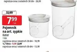E.Leclerc Pojemnik na artykuły sypkie 1.7 l Keter oferta