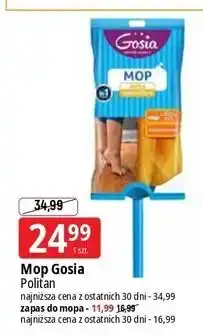 E.Leclerc Mop żółty z mikrofibry - zapas Gosia oferta