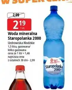 E.Leclerc Woda lekko gazowana Staropolanka 2000 oferta