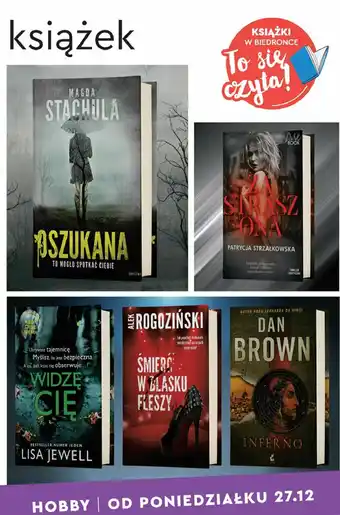 Biedronka Dan brown &quot;inferno&quot; 1 SZT oferta