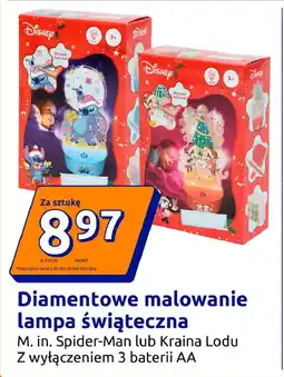 Action Diamentowe malowanie lampa świąteczna oferta