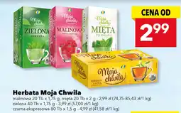 Lewiatan Herbata Moja Chwila czarna ekspresowa oferta