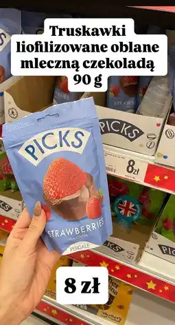 Dealz Truskawki liofilizowane oblane mleczną czekoladą Picks oferta