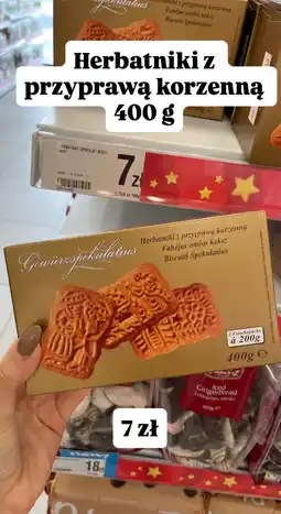 Dealz Herbatniki z przyprawą korzenną Gewürzspekualtius oferta