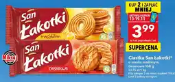 Lewiatan Ciastka San Łakotki o smaku maślanym, deserowe 168 g oferta