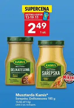 Lewiatan Musztarda Kamis Sarepska, Delikatesowa 185 g oferta